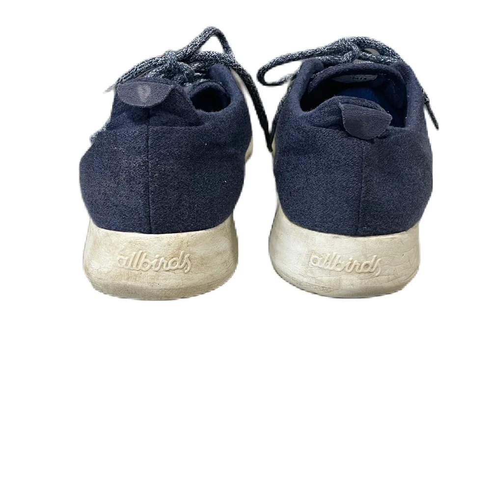 Allbirds Wool Runners Running Shoes Blue Men's 13 Merino Wool Lace Up Low Top